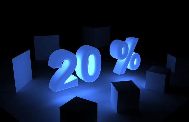 sconto 20%