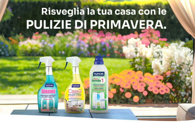 prodotti Nuncas per le pulizie di primavera