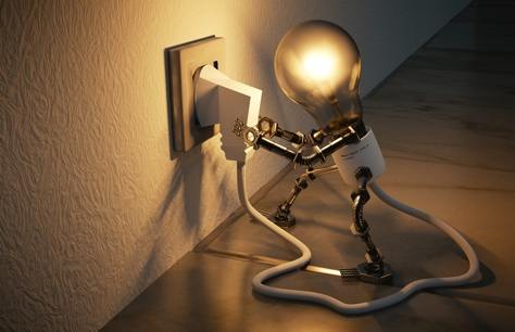 spina e lampadina