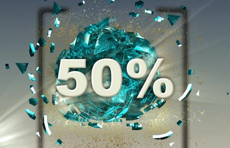 50 per cento