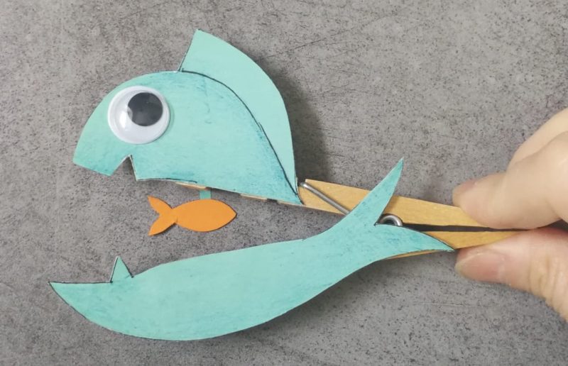 costruire un gioco con una molletta