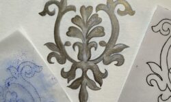 decorazione con la tecnica dello spolvero