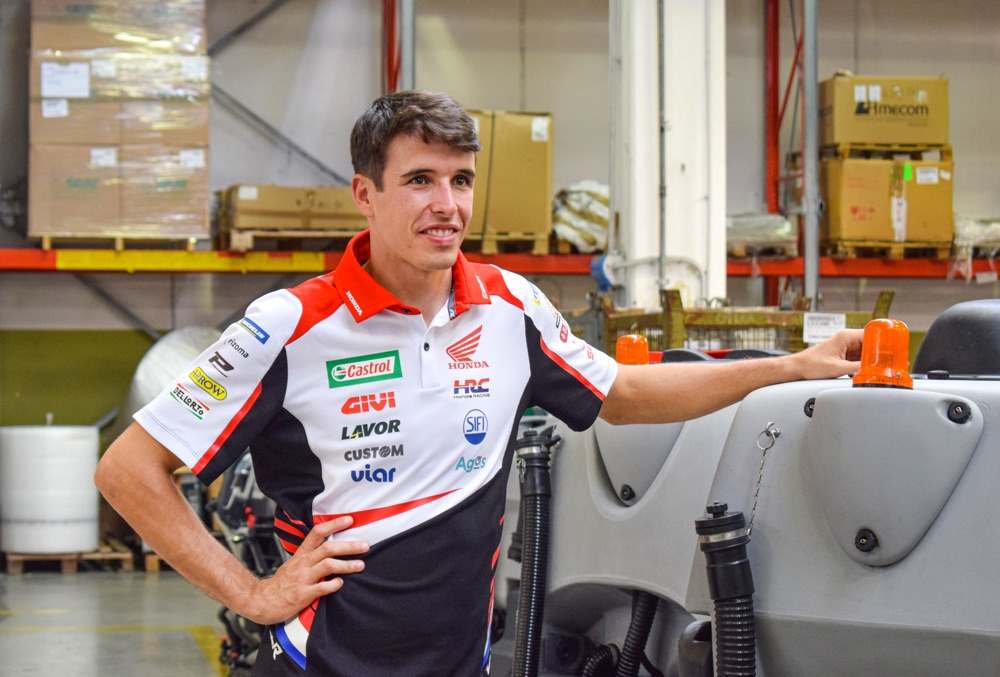 Alex Marquez In Visita Alla LAVOR 3