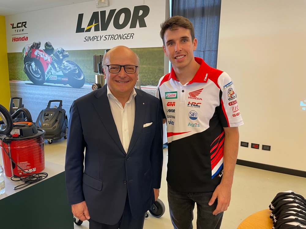 Paolo Bucchi Presidente Gruppo Comet E Alex Marquez