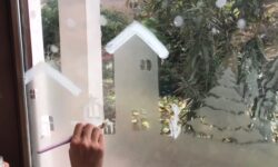 Decorare Finestre Finta Neve