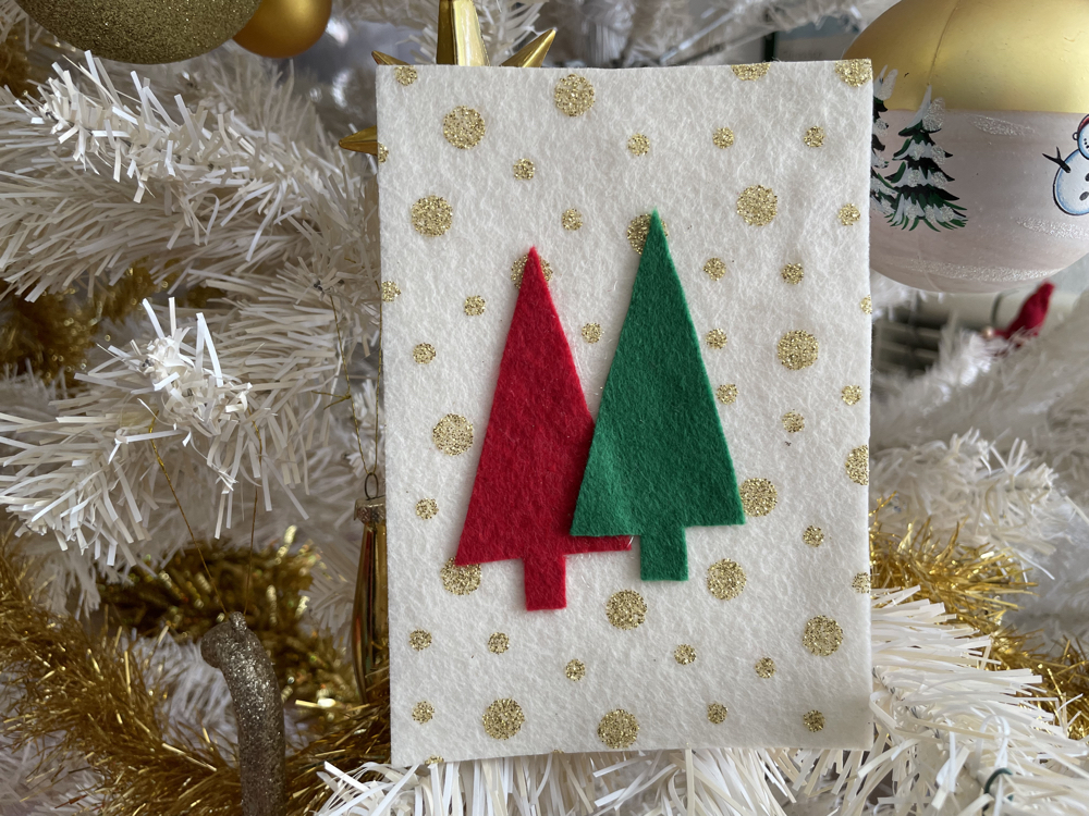 Biglietto Di Natale in Feltro