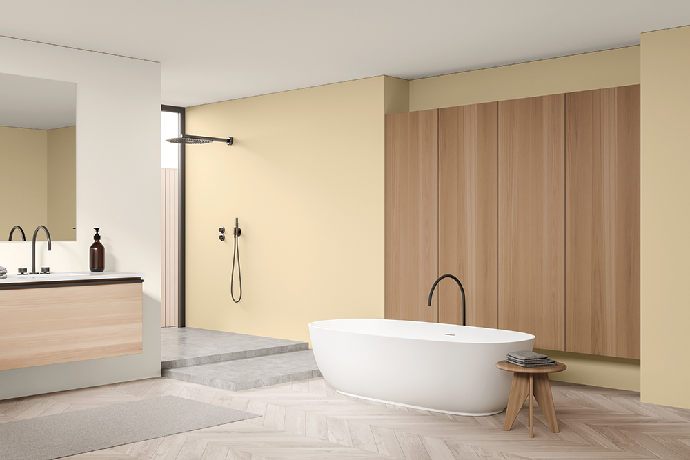 Limitless, il colore 2024 di Sigma Coatings in bagno