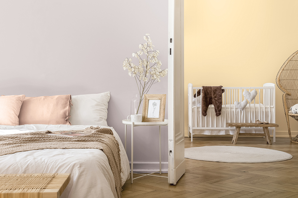 Limitless, il colore 2024 di Sigma Coatings in camera da letto