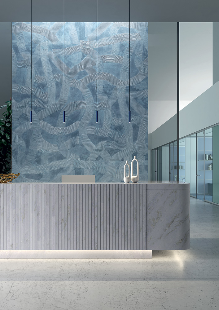 DECORTRENDS SAN MARCO - effetto Stripes - finiture Fenice-Sagredo-Patina