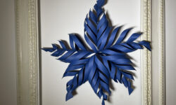 stella di Natale in cartoncino