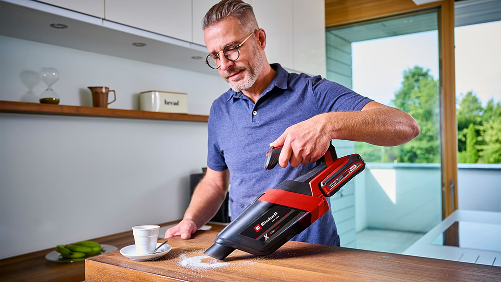 ASPIRAPOLVERE PORTATILE A BATTERIA EINHELL TE-HV 18-06 Li-Solo