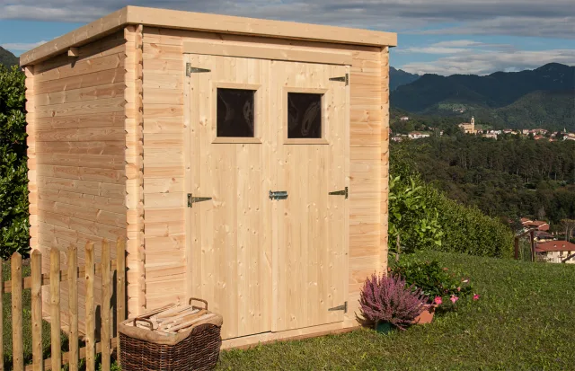 casetta da giardino in legno