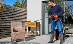 pulizia degli esterni della casa
