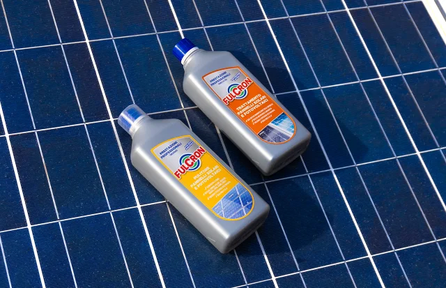 Prodotti Fulcron per la pulizia dei pannelli solari