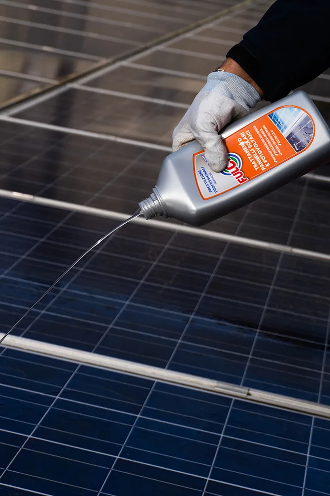 SPRUZZARE IL TRATTAMENTO FULCRON IN MANIERA UNIFORME