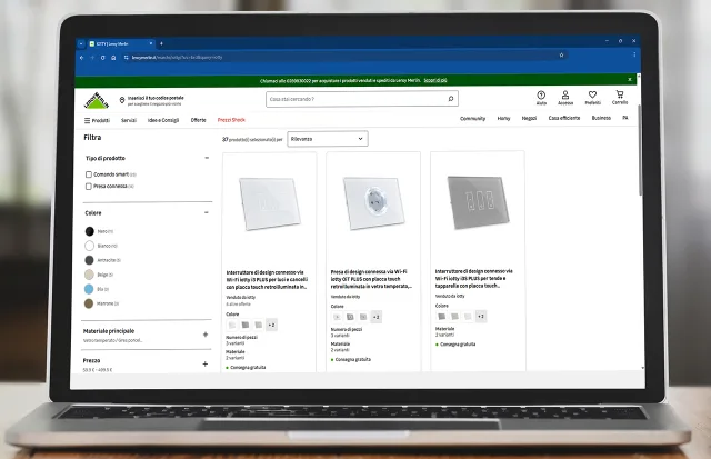 Iotty-sul-sito-Leroy-Merlin