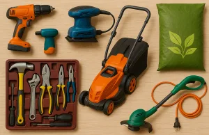 attrezzi per la casa e il giardino