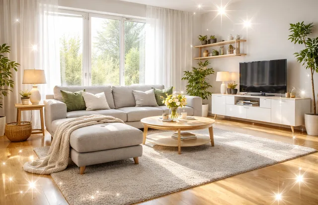 casa pulita e splendente